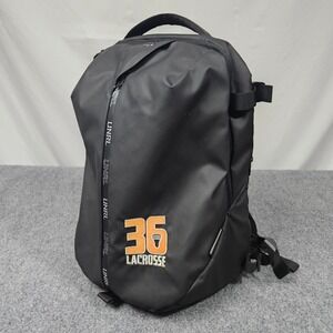 UNRL Train x Travel Backpack Black 36 Lacrosse Athletic Sports Gear Bag Camo